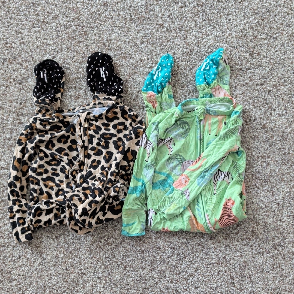 Posh Peanut Leopard and Jungle Print Kids Hoodies